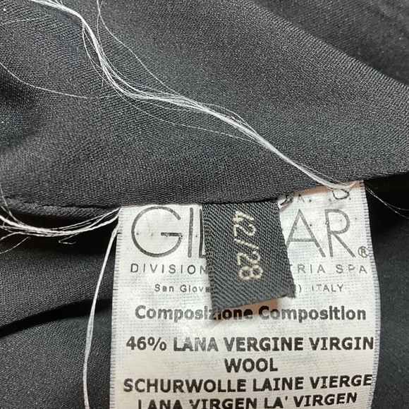 GIAMBATTISTA VALLI Wool Mohair Silk Blend Silk Lined Tweed Pencil Skirt IT Sz 42 - Picture 10 of 14